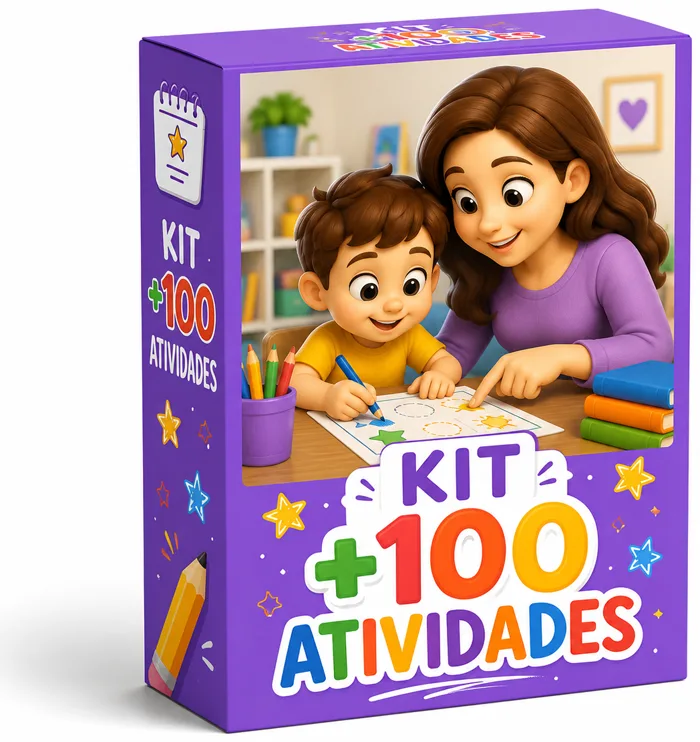 Kit +100 atividades de alfabetização